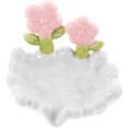 thumbnail image 1 of GOOHOCHY Ceramic Dish With Double Floral Design Self Draining Holder For Bathroom Laundry Easy To Clean, 1 of 8