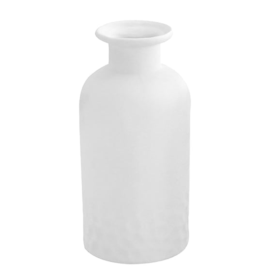 GOOHOCHY Large White Ceramic Flower Vase Nordic Style Planter for Home Decor and Floral Arrangements