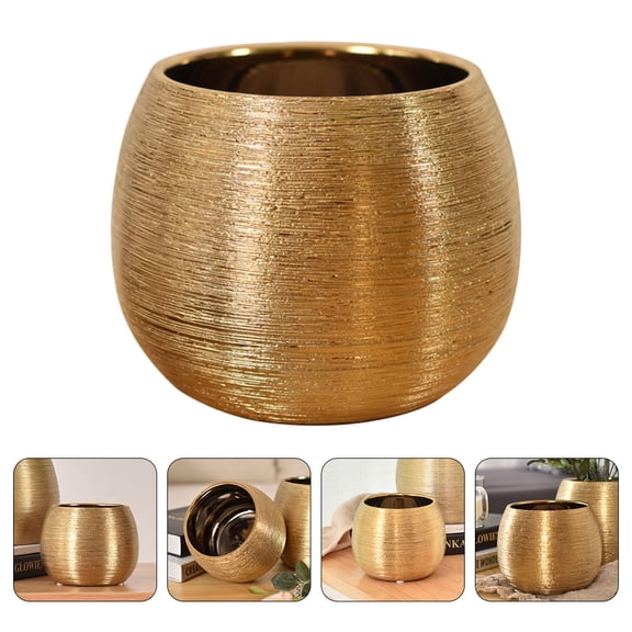 GOOHOCHY Ceramic Plant Pot Indoor Flower Vase Decorative Small Planter