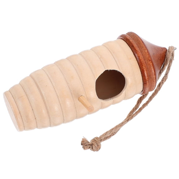 GOOHOCHY Charming Brown Wooden Hummingbird House Garden Decor for Bird Nesting Easy to Hang 7.5 x 6.5 x 7.5 Inches
