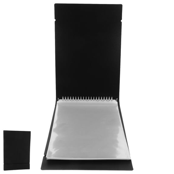 GOOHOCHY Checkbook Binder with Pockets Multi-Functional Document Organizer for Office and Home Portable Invoice Album for Financial Receipts Business File Storage