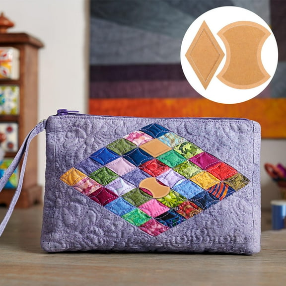 GOOHOCHY Chocolate Acrylic Quilting Templates for Sewing and Crafting 54 Piece Set with 27 Unique Patterns