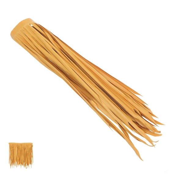 GOOHOCHY Artificial Thatch Roofing Chocolate 1Set 19.65X19.65X0.39in