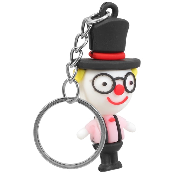 GOOHOCHY Circus Theme Keychain Cute Keychain Clown Pendant Keychains Purse Pendant Decoration