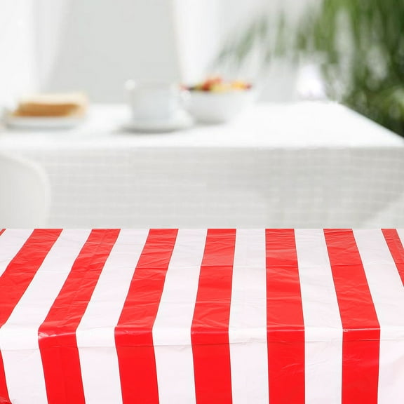 GOOHOCHY Circus Theme Party Tablecloth in Reusable Plastic for Home Use and Various Occasions 70x104 inches