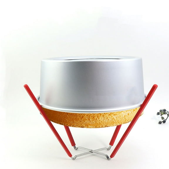 GOOHOCHY Foldable Cake Cooling Rack for Chiffon Cake, Inverted Bakeware Cooling Racks, Cake Mould Cooling Rack