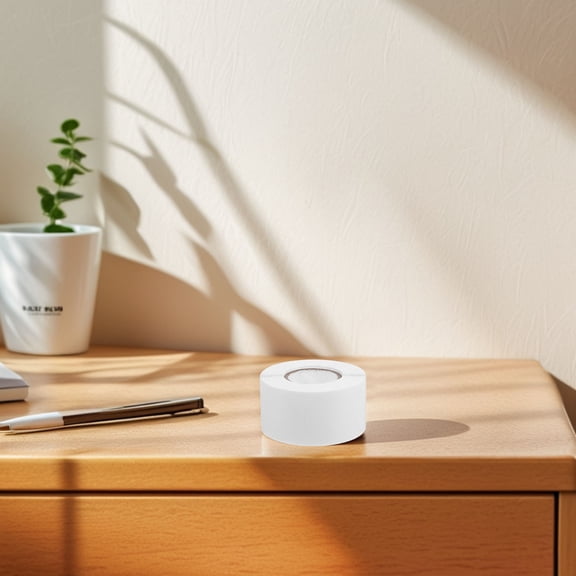 GOOHOCHY Clear Round Stickers for Sealing Envelopes Waterproof Self-Adhesive Labels 2 Rolls