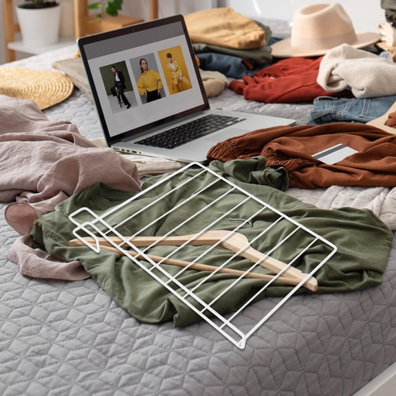 GOOHOCHY Closet Shelf Organizer for Clothes Metal Closet Shelf Dividers Wire Closet Separators for Wood Shelves Clothes Books Shelves