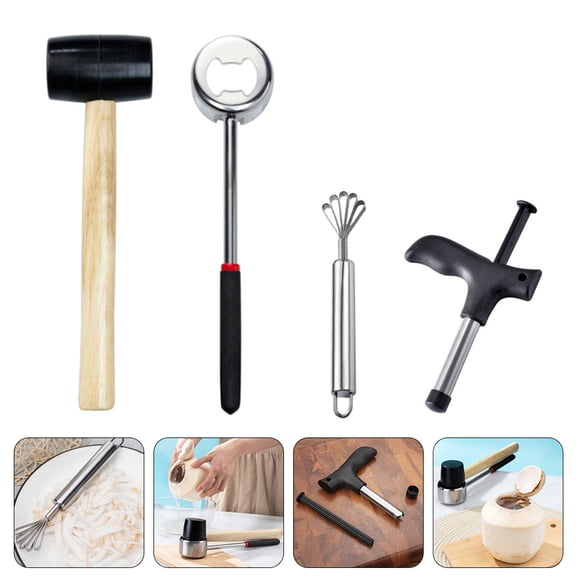 GOOHOCHY Coconut Punch Tool Opening Multifunctional Easy Use Opener