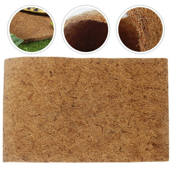 GOOHOCHY Coconut Fiber Reptile Carpet for Terrarium Bedding Brown Substrate for Pet Use 24 x 12 Inches