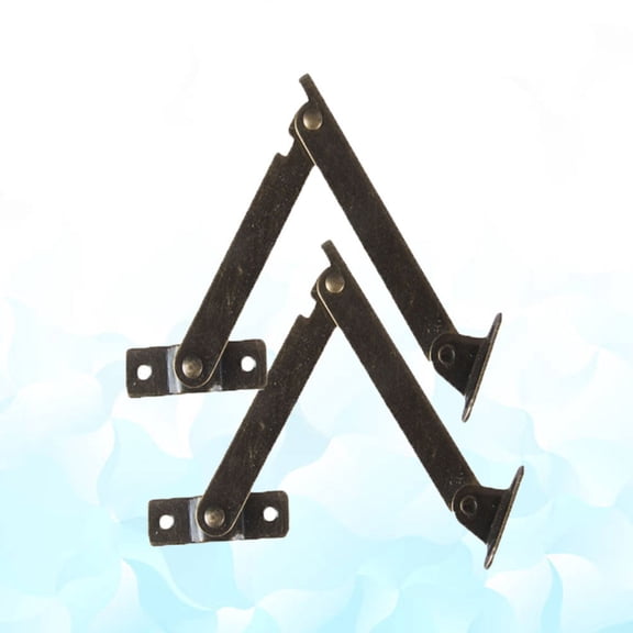 Mobutofu Desk Hinges Iron Green Bronze 2Pcs
