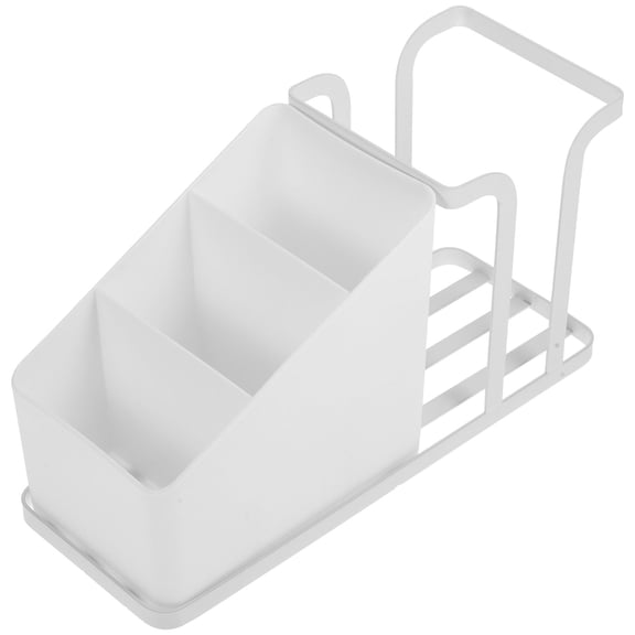 GOOHOCHY Counter Top Tea Bags Organizer White 1Pcs 9.8X5.5X3.7In