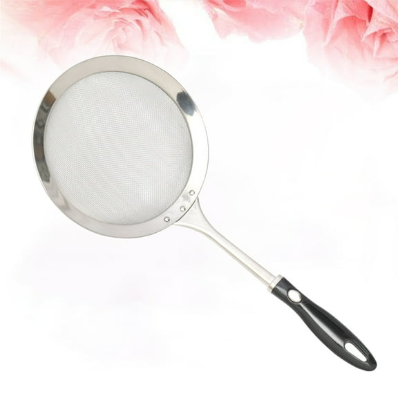 GOOHOCHY Colander for Kitchen Stainless Steel Strainers Noodle Black