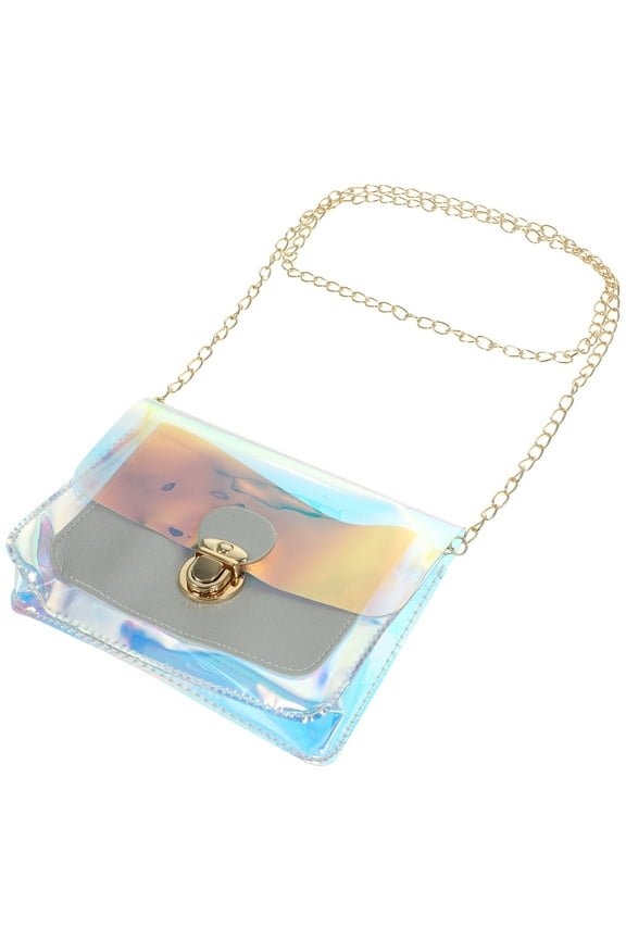 Women Handbags Chain Bag Plastic Storage 1Set Evening Party