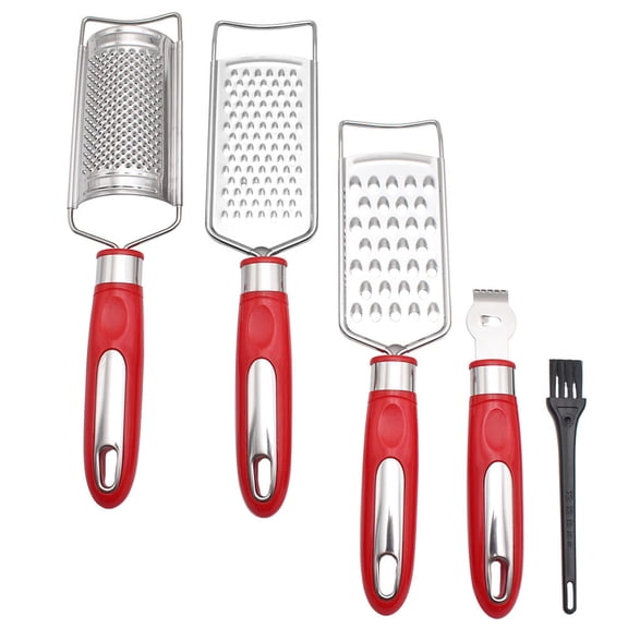 GOOHOCHY Multi Purpose Chopper Red 1 Set 10.61X2.36X1.18Inch Plastic Stainless Steel