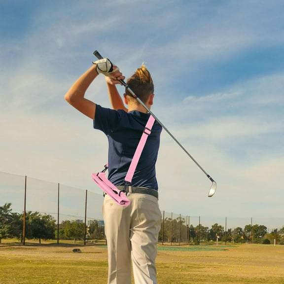 GOOHOCHY Compact Golf Bag With Adjustable Strap - Golf Carry Bag Lightweight Foldable Travel Sunday Golfs Case With Strap Waterproof Sunday Bag For Driving Range And Travel