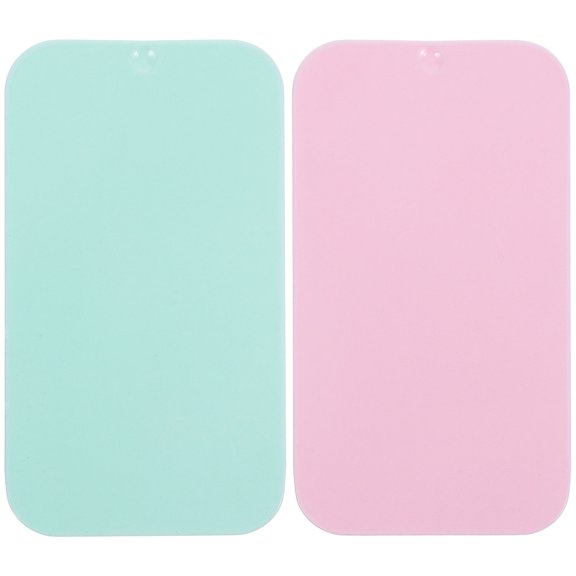 GOOHOCHY 2Pcs Metal Bird Feeder Box Outdoor Waterproof Slide Cover Leakproof Assorted Color