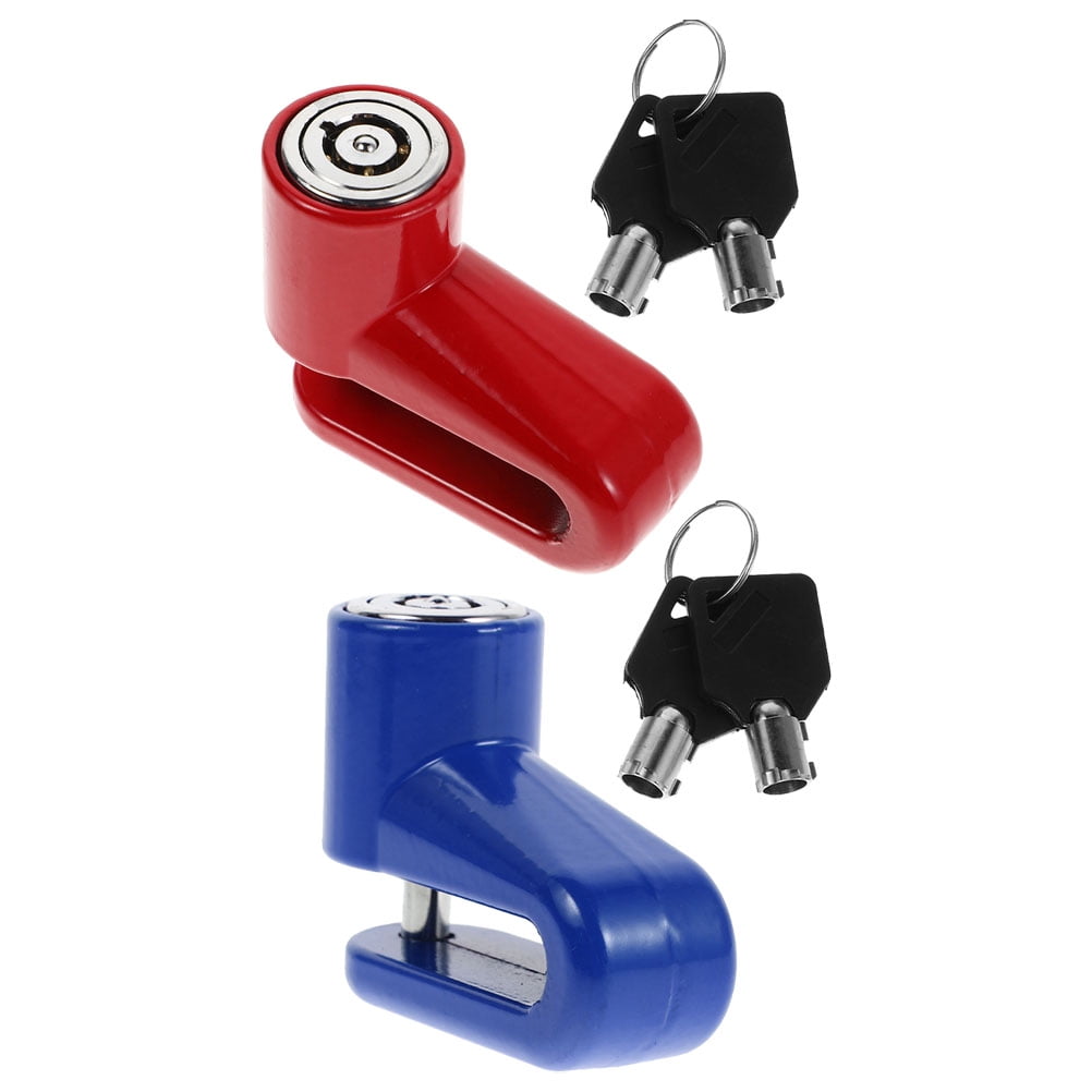 GOOHOCHY Compact Motorcycle Disc Brake Lock - Anti-Theft Wheel Security Lock For Bikes Electric Scooters Bicycles Portable With And Easy To Use