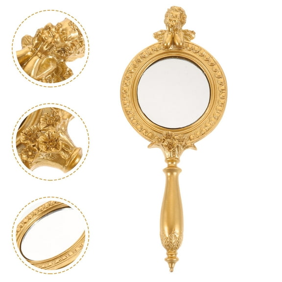 GOOHOCHY Compact Travel Mirror Vintage Retro Vanity Professional Makeup Artist