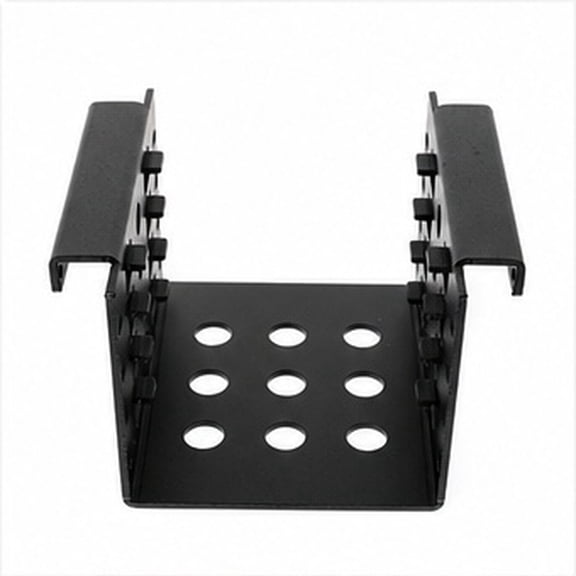 Mobutofu Universal Black Aluminum Hard Disk Mounting Bracket for 25 Inch Storage Use with Heat Dissipation