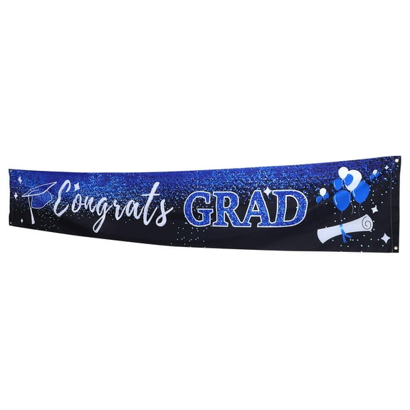 GOOHOCHY Congratulations Banner Graduation Party Banner 300.00X50.00X0.10CM