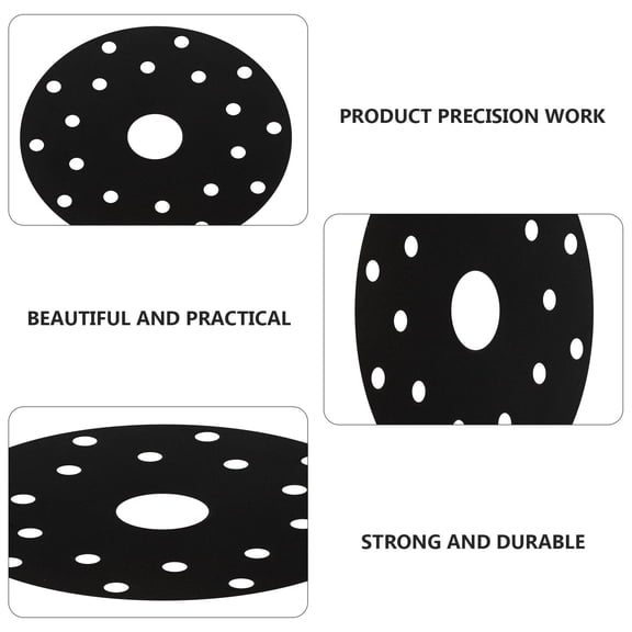 GOOHOCHY Cookware Thermal Pad Induction Heat-conduction Sheet 15X15X0.1CM Black