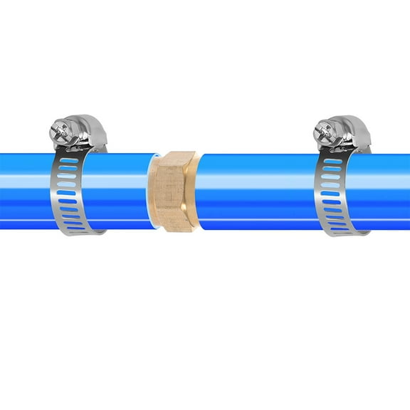 GOOHOCHY 1/2 Inch Copper Fittings for Pipe Connection, Leakproof and Rust-Resistant Plumbing Accessories