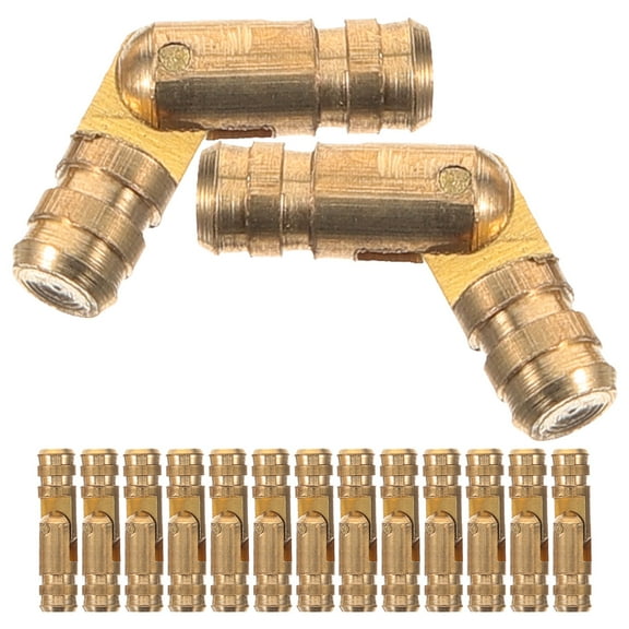 GOOHOCHY Copper Spring Hinge for Boxes, Self-Closing Smooth Action, 4x17mm Tone for Projects