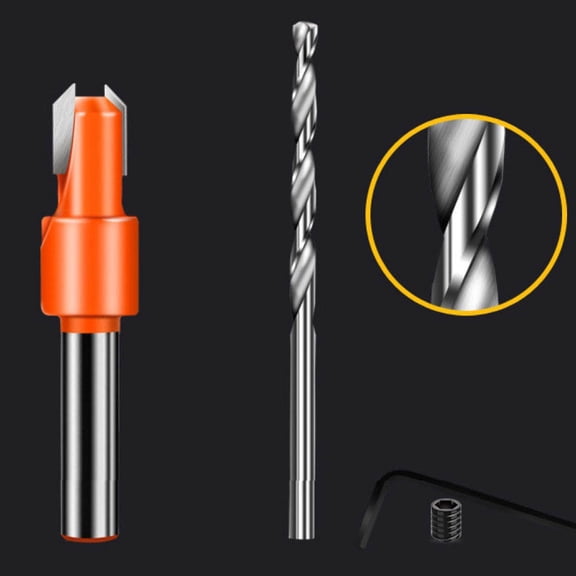GOOHOCHY Countersunk Metal Drill Bit 3Pcs Tungsten Steel For Professionals Self-Tapping
