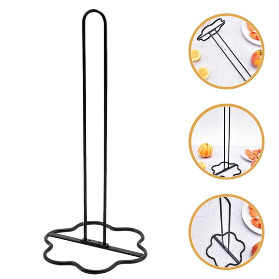 GOOHOCHY Countertop Paper Roll Holder Kitchen Roll Paper Dispenser Hollow Flower Paper Roll Stand