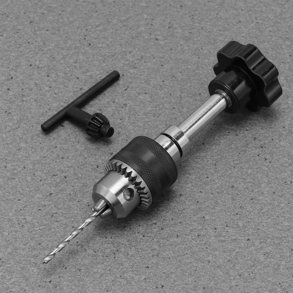 GOOHOCHY Craft Drill Woodworking Tool Driller Set 12X4CM Black