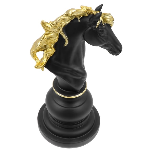 GOOHOCHY Creative Black Resin Chess Decor for Home Office Desk Accessories 1PC