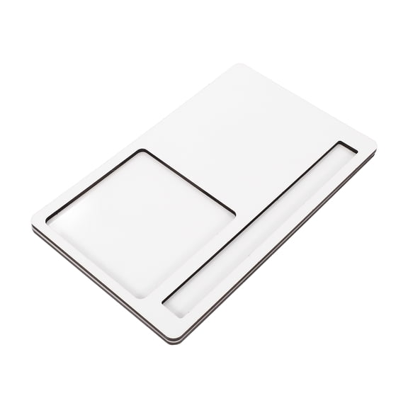 GOOHOCHY Memo Notes Tray Sublimation Blank DIY Sticky Memo Holder White 1Pack