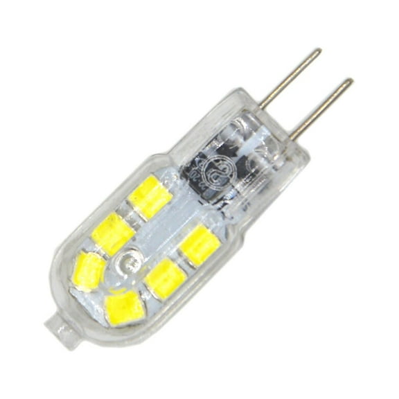 HINTRMENT Bright Led Light Bulb G4-2835 12SMD LED Bulb Cool White Silicon 10Pcs 1.5x0.5x0.4in