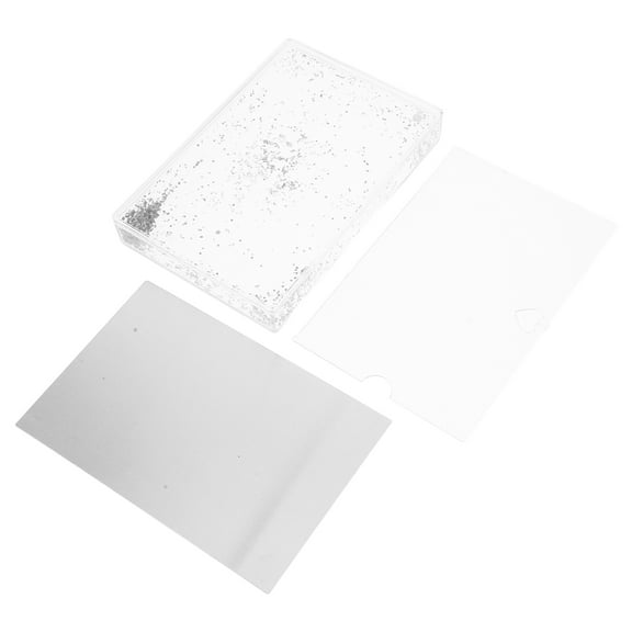 GOOHOCHY DIY Sublimation Blank Snow Globe Photo Frame with Aluminum Sheet 4x6 Inch Heat Transfer Liquid Frame Picture Frame Unfinished Photo Frame