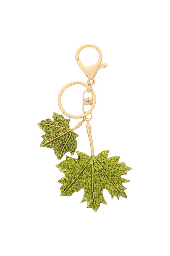 Maple Leaf Metal Keychain, Decorative Hanging Key , Stylish Accessory