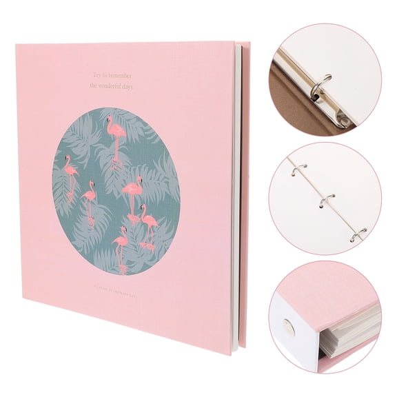 GOOHOCHY Decorative Pressed Flower Album Loose-Leaf Storage Dried Flower Storage Album DIY Specimen Book