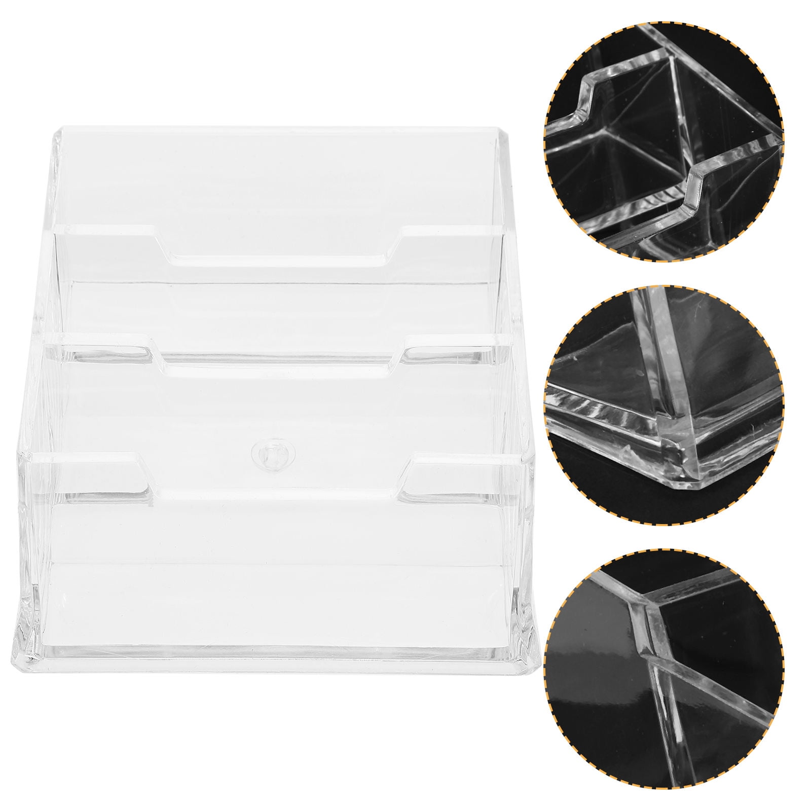 GOOHOCHY Desk Organizers and Storage Name Business Card Box - Walmart.com