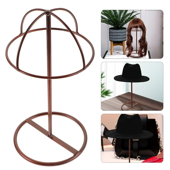 GOOHOCHY Desktop Hat Display Rack Retail Use Cap Showcase Stand Hat Displaying Stand for Hat Shop