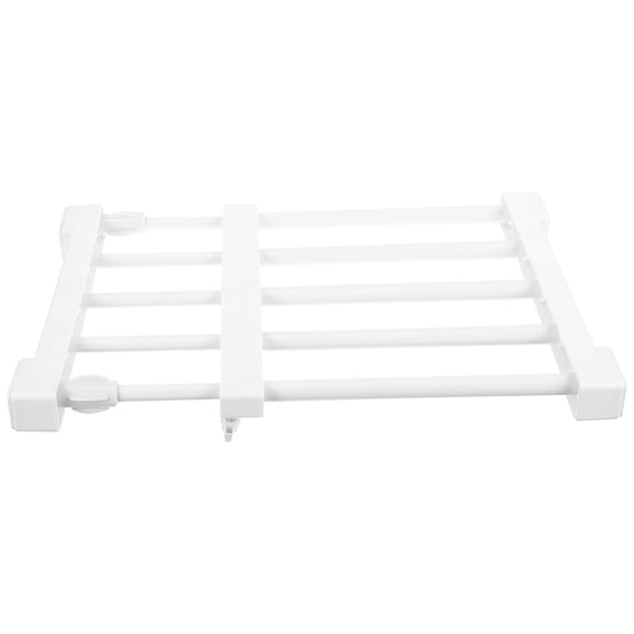 Mobutofu Kitchen Storage Rack Detachable Tension Shelf Carbon Steel 1Pack