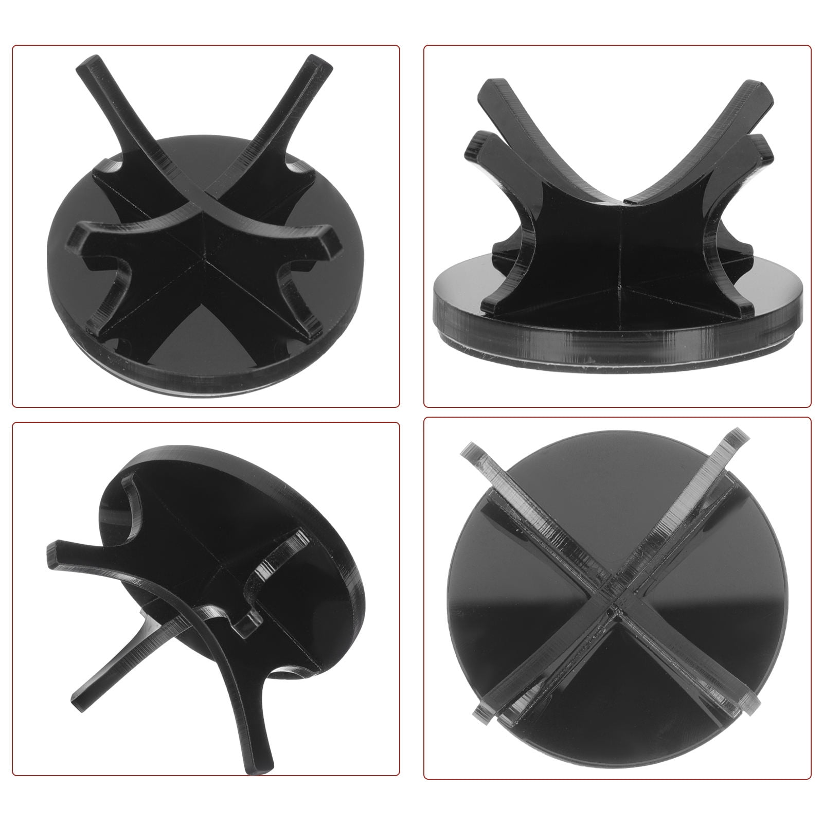 GOOHOCHY  Display Accessory Tennis Large Baseball Bases Fitness Black