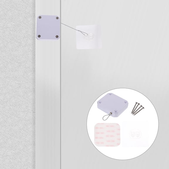 GOOHOCHY  Door Closer Slow Sliding Mesh Defense for Automatic Lock Interior