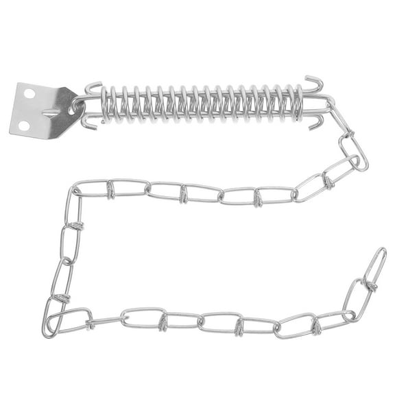 GOOHOCHY Door Stopper Chain Decorative Anti Theft Door Chain Lock Spring To Protect Chain Windproof Design For