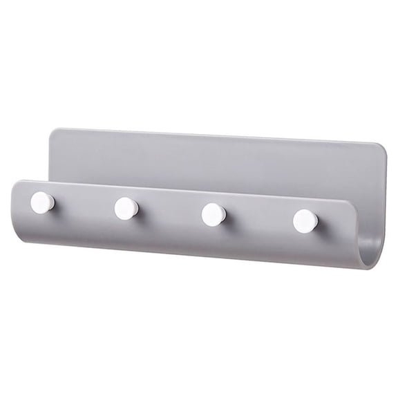 GOOHOCHY Doorway Porch Rack with 4 Pegs Wall Mounted Key Hanger Storage for Bathroom Living .5x4x7cm
