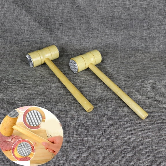 Mobutofu Meat Pounder Mallet Tool Metal Ergonomic Design 1Set