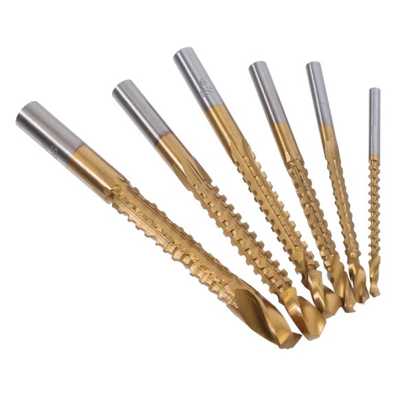 HONMEET Honmeet Wear-Resistant Drill Bits Ideal for Stationary Machines 6Pcs
