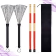thumbnail image 1 of GOOHOCHY  Drum Brush Bamboo Stick Percussion Accessories Drumming Equipment, 1 of 8