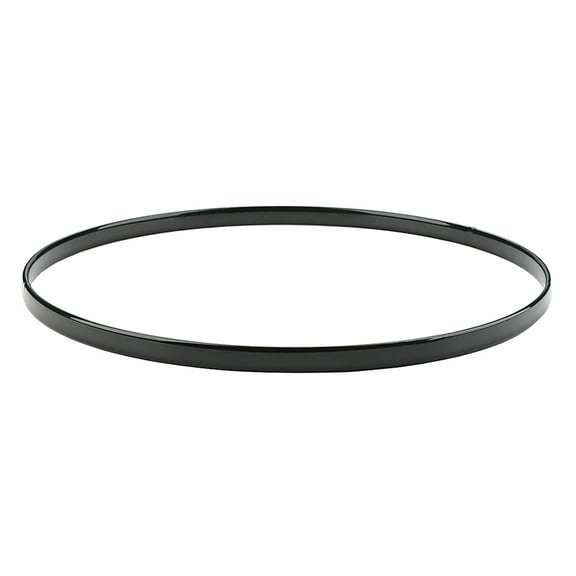 GOOHOCHY Black Rubber Drum Hoop 12.58 Inch Percussion Equipment Parts For Enhanced Sound  Drum Rim Replacement For Various Drums