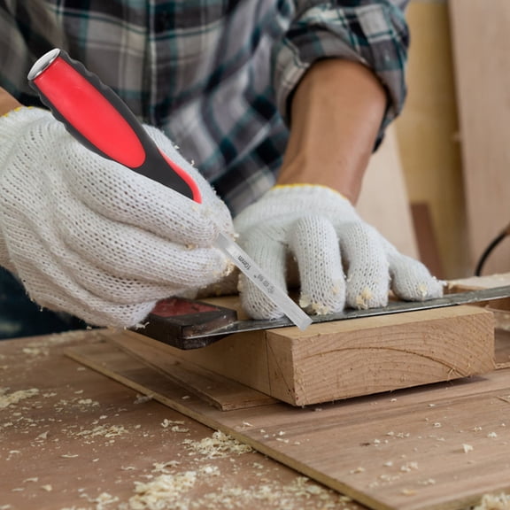 GOOHOCHY Durable Carbon Steel Woodworking Chisel for Carpenters Multi Color Suitable for Various Woodworking Tasks 6.5in