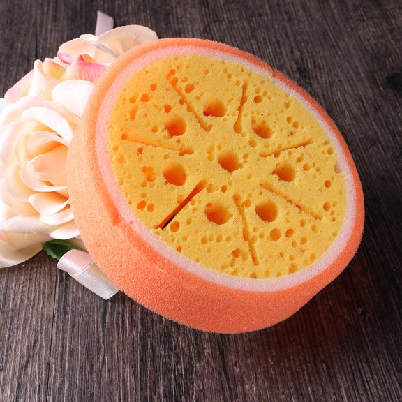 GOOHOCHY Durable Cleaning Sponge with Excellent Performance for Kitchenware and More Orange 70 Characters